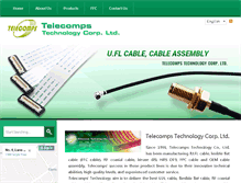 Tablet Screenshot of cableassembly.com.tw